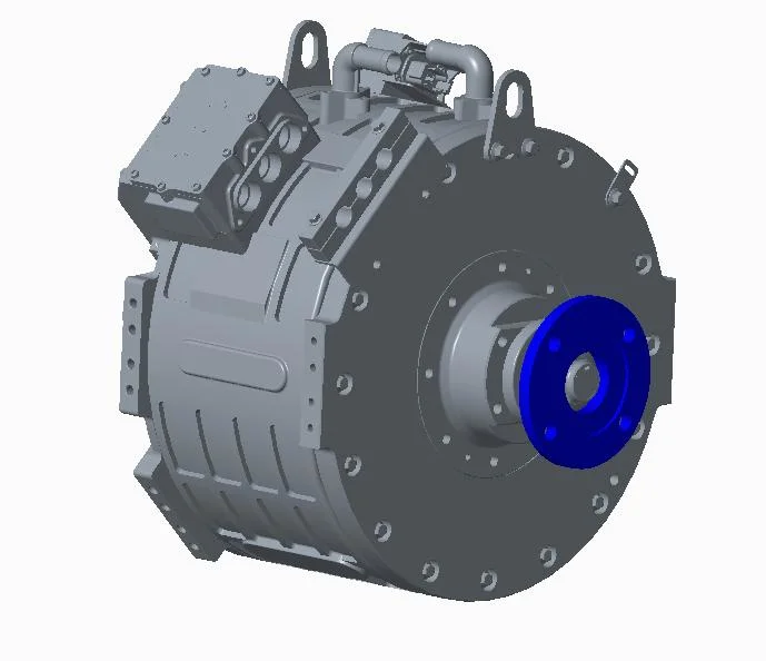 Motor de indução CA de 190 kw com potência nominal de 80 kW da Lvkon Motor de íman permanente para veículos elétricos