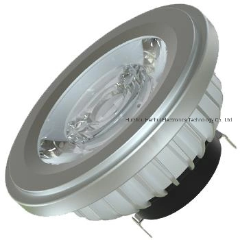 High Luminous Bulb Lamp LED Dimmable AR111 Spotlight COB 2700K 12V 10W Internal Driver