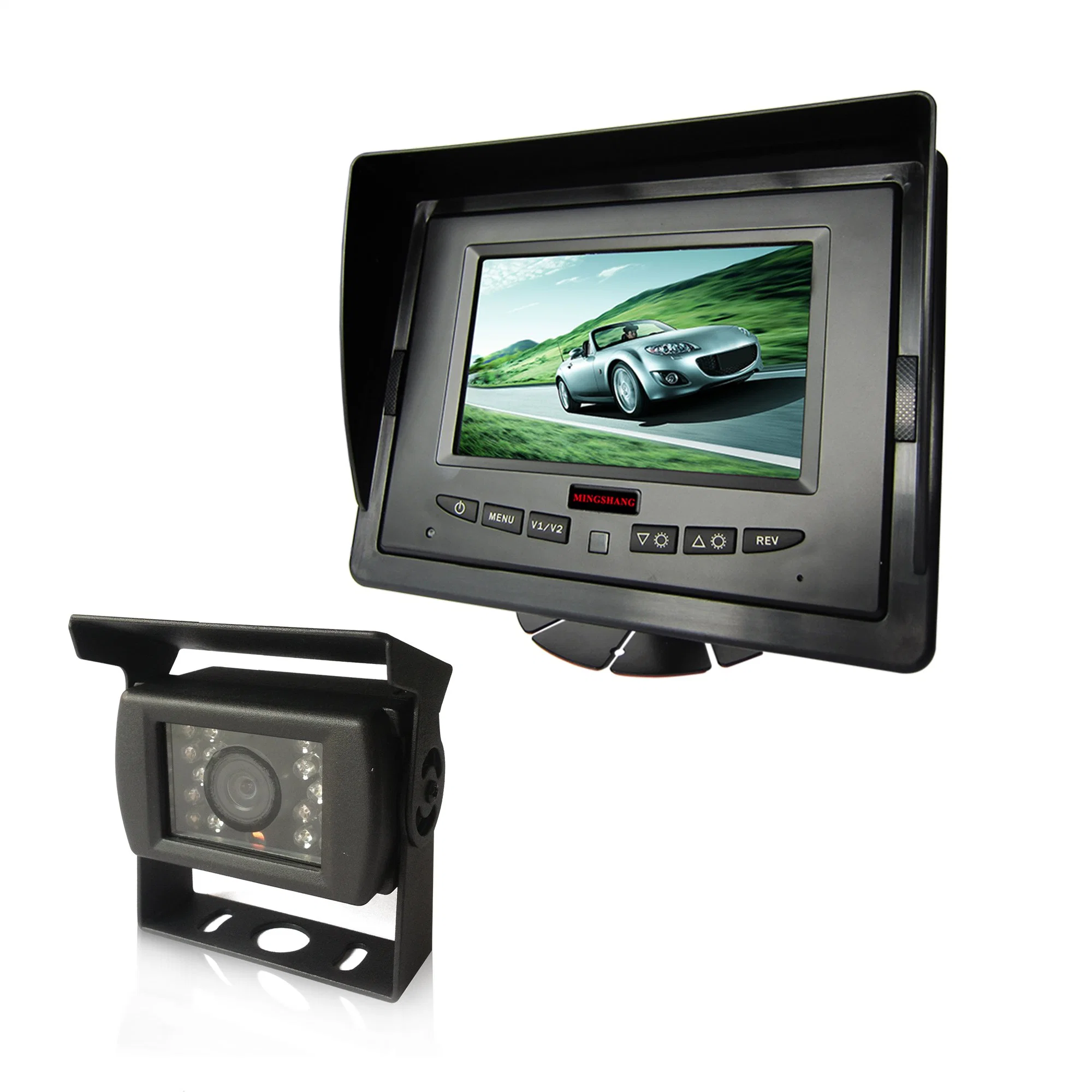 5inch Digital Windshield TFT LCD Car Monitor for Reversing Backup Camera