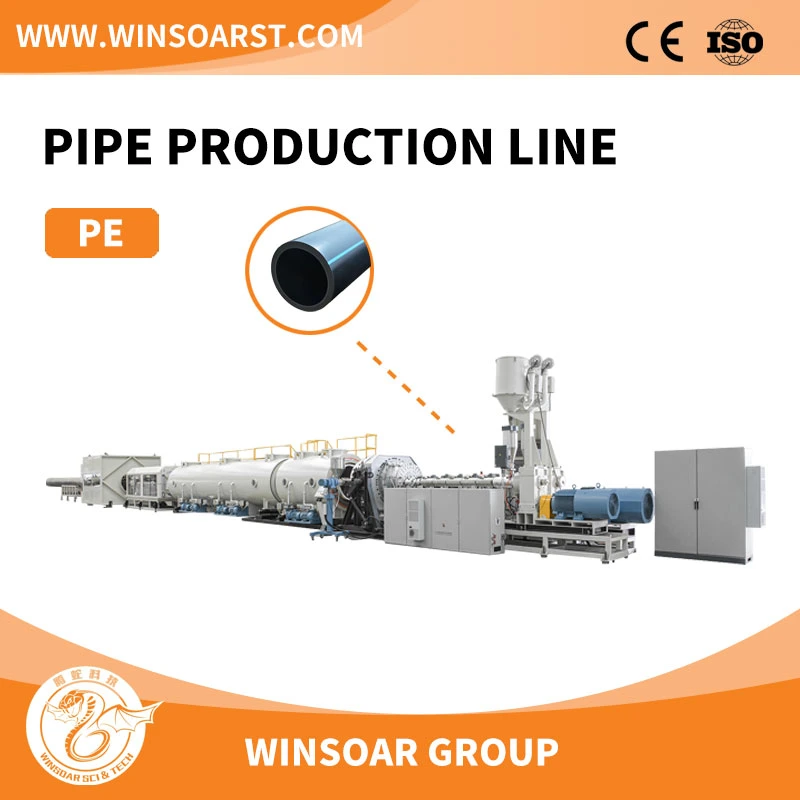 PE HDPE Pipe Extrusion Production Line Pipe Making Machine Factory Price