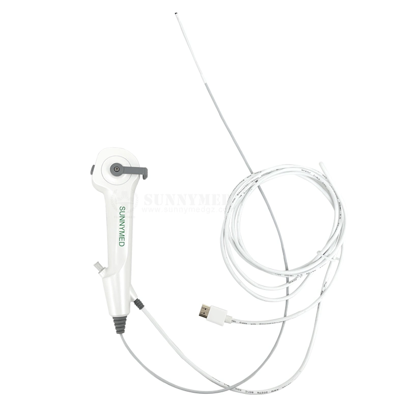 Sy-P029-3 Hot Sale Medical Disposable Ureteroscope Single Use Flexible Video Ureteroscope with 4.8mm Diameter