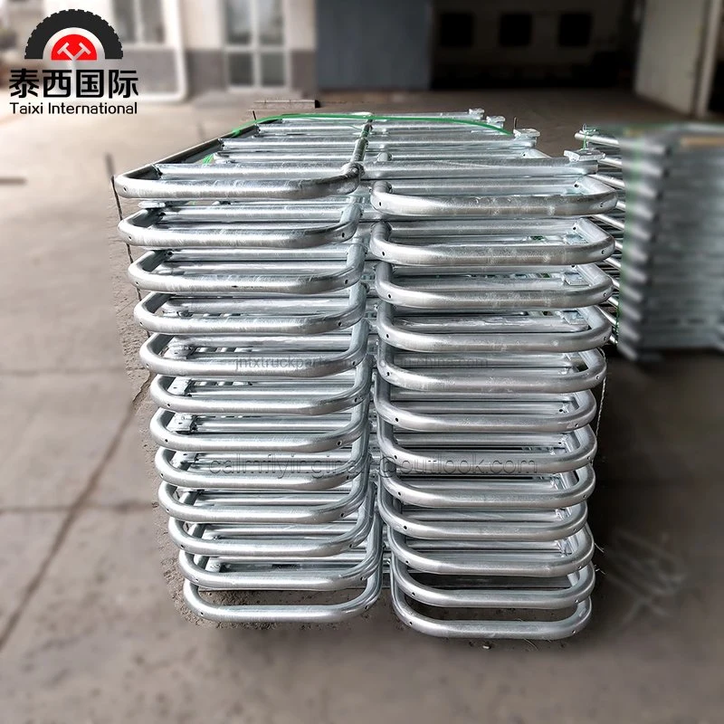 Security Fence Rail Galvavnized Steel Stair Guardrail Balcony Steel Railing Metal Balustrade