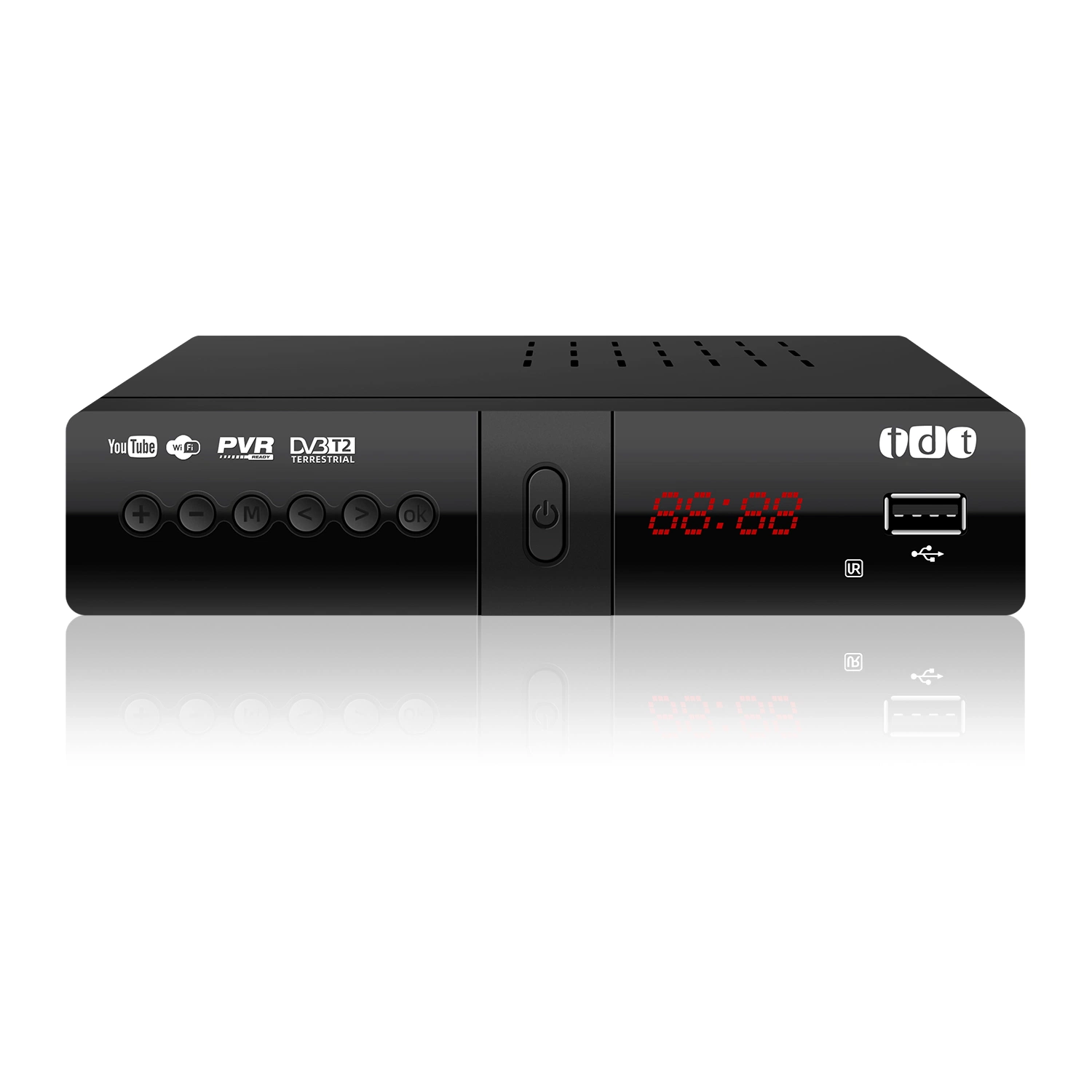 Venda a quente Set top box DVB T2 receptor terrestre DVB-T2 Tdt para mercado Colômbia MPEG-2/-4