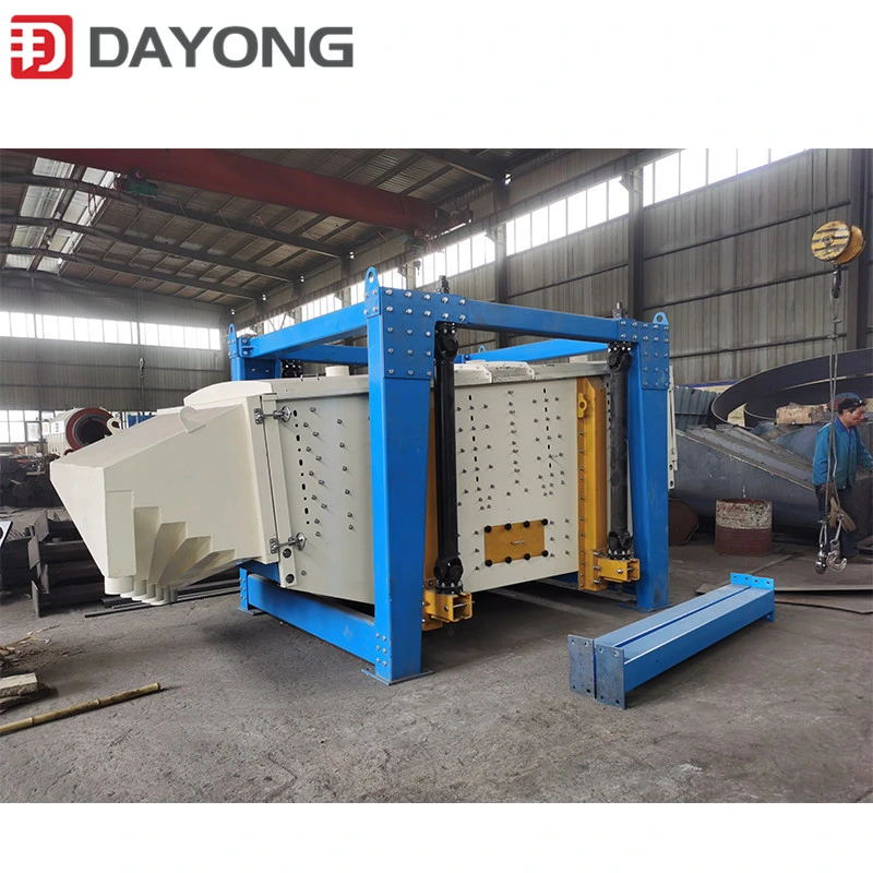 Potash Feldspar Vibrate Sifting Separator Mica Powder Granules Square Gyratory Sifter