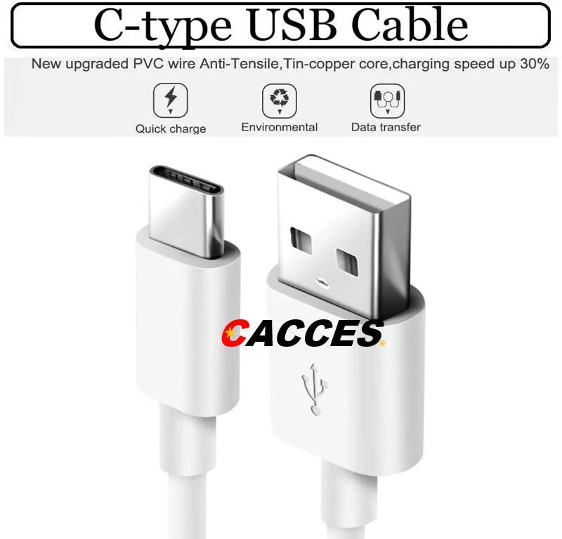 Conceptos básicos USB Tipo C para un cable USB, de tipo C Cable de datos, Universal de tipo C Cable de datos, PVC permitió Devics Discos Duros Portátiles,Alimentación,bancos,Muro/cargadores de coche,Tabletas,etc.