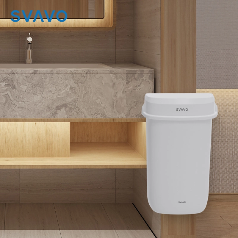 12L Electric Automatic Sanitary Bin Trash Can Feminine Plastic Hotel Waste Bin Lady