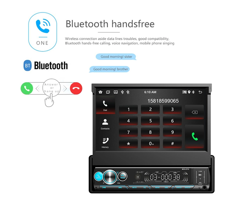 2 DIN Multimedia Receiver with Wireless or Wired Apple Carplay, Android Auto, Amazon Alexa, Hands-Free Bluetooth, Siriusxm Ready, Capacitive Touchscreen