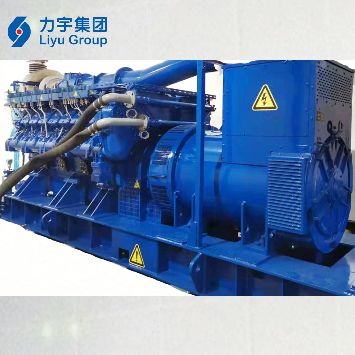 Liyu 1200kw Plant/Containerized/Soudproof High Voltage Gas-Fired Internal Combustion Engine Biomass Gas Energy Genset