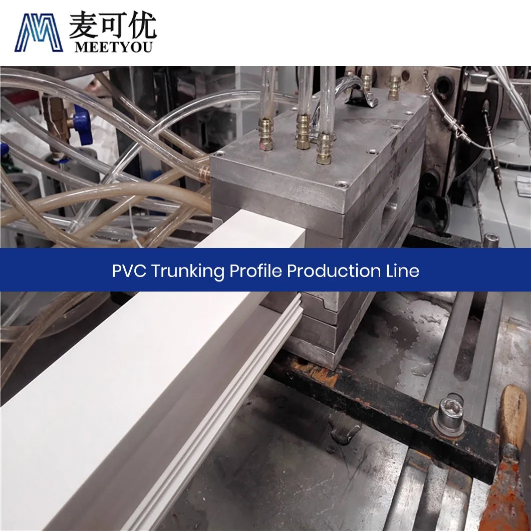 Meetyou Machinery PP Profile Production Line ODM Custom China PVC High Degree Automation PVC Profle Extruder Manufacturer Configure The Punching Machine