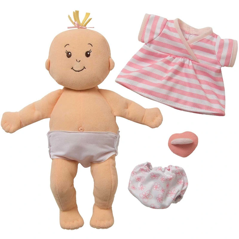 Baby&prime; S First Friend with Removable Outfits 30cm Standing Soft Stuffed Doll Cute Plush Baby