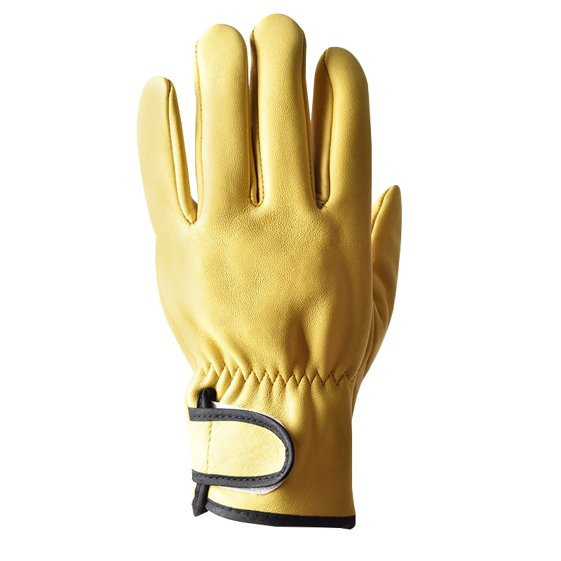Wholesale 100% Genuine Goatskin Leather Working Gloves