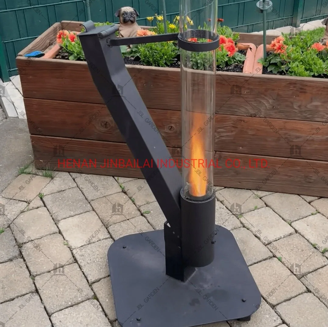 Patio Heater Biomass Pellet Fire Torch Outdoor Rocket Stove