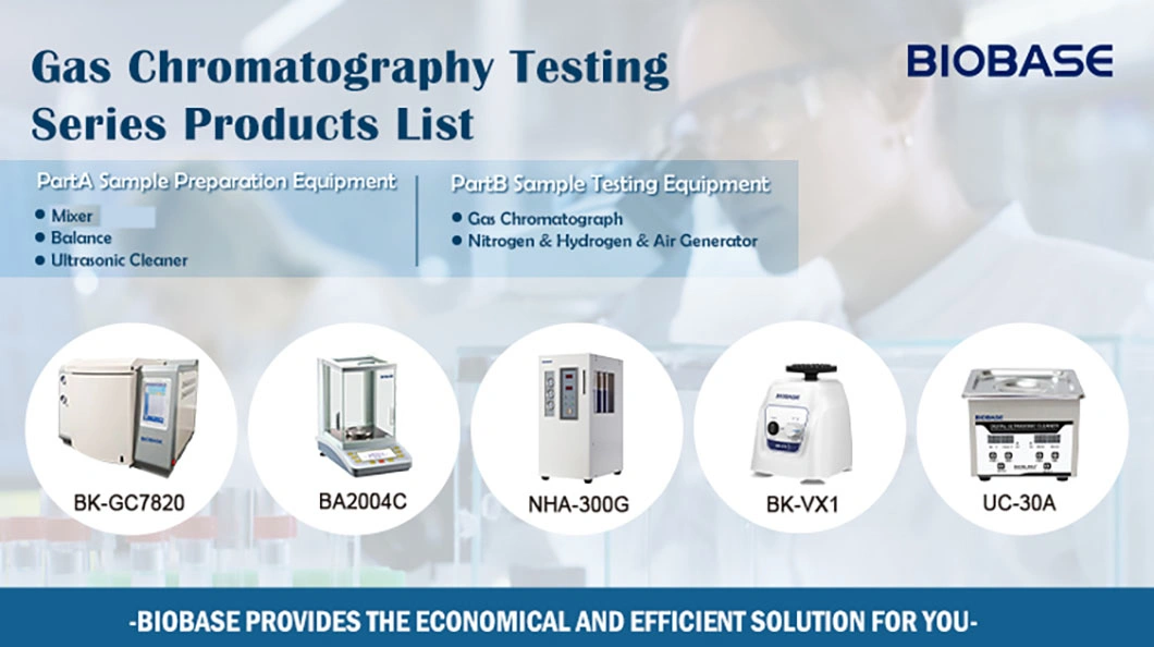 El equipo de cromatografía de gases Biobase Analizador Bk-Gc GC7820