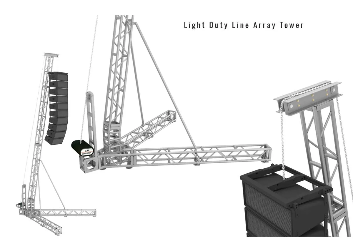 Aluminum Line Array Speaker Sound Lift PA Truss System for Outdoor Event Concert Exhibition