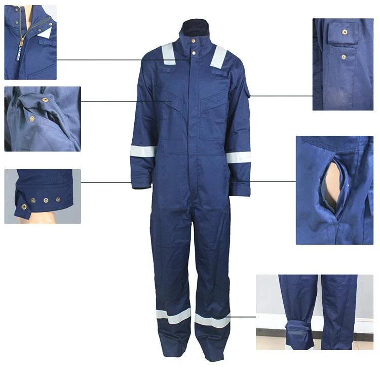 Fr швейной огнестойкие Coverall огнеупорные негорючий в целом одежды