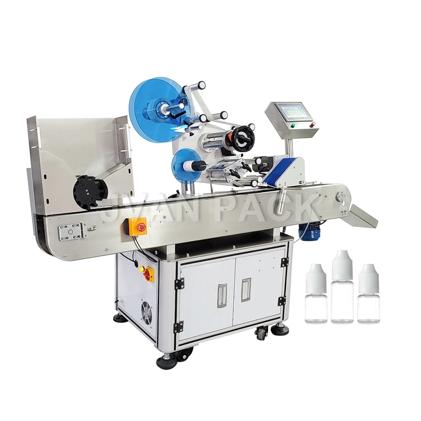 Mt-300 Automatic Horizontal Labeller Vial Tubes Labeling Machine for Battery Pens Ampoule