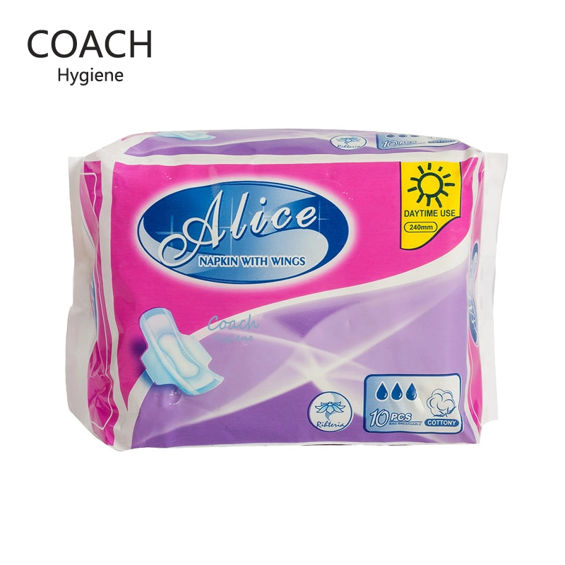 290 мм Night Period Pad Disposable Sanitary Napkin Women Melissa Sanitary Прокладки