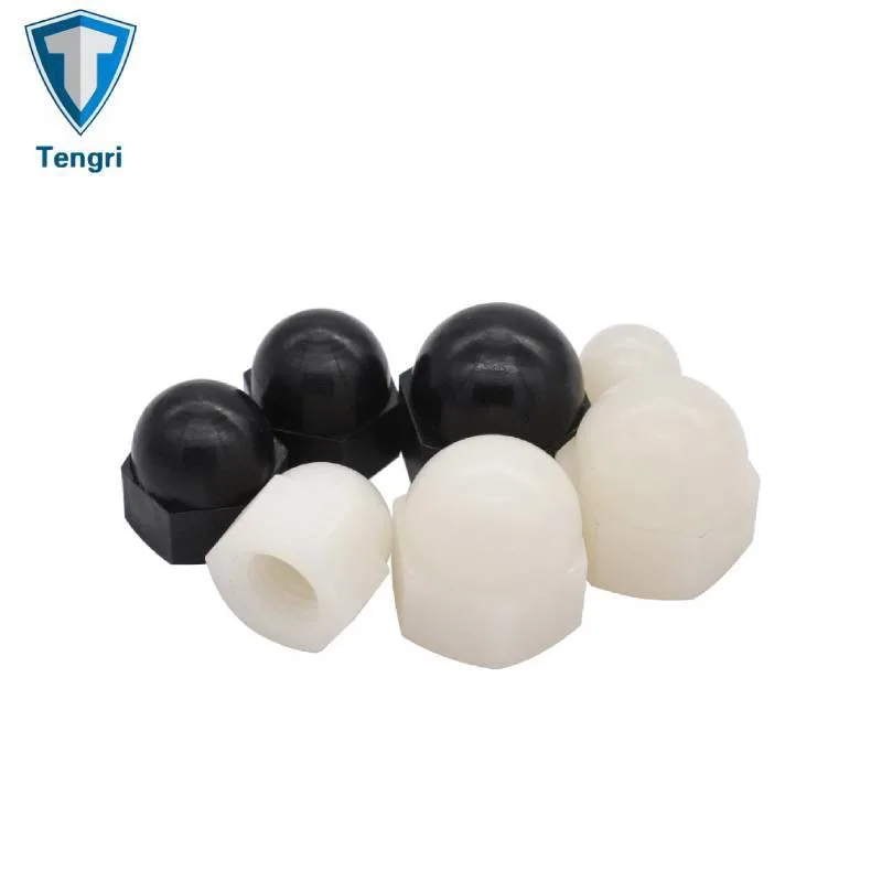 DIN 1587 Plastic Hexagonal Acorn Nut Nylon High Type Hexagon Cap Nuts with Internal Thread