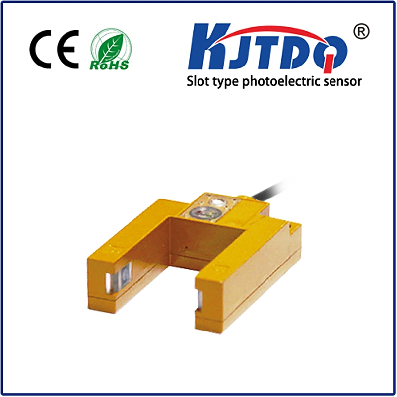 Kjtdq-U Type Housing Photoelectric Diffuse Sensor Yellow Color PNP NPN Output