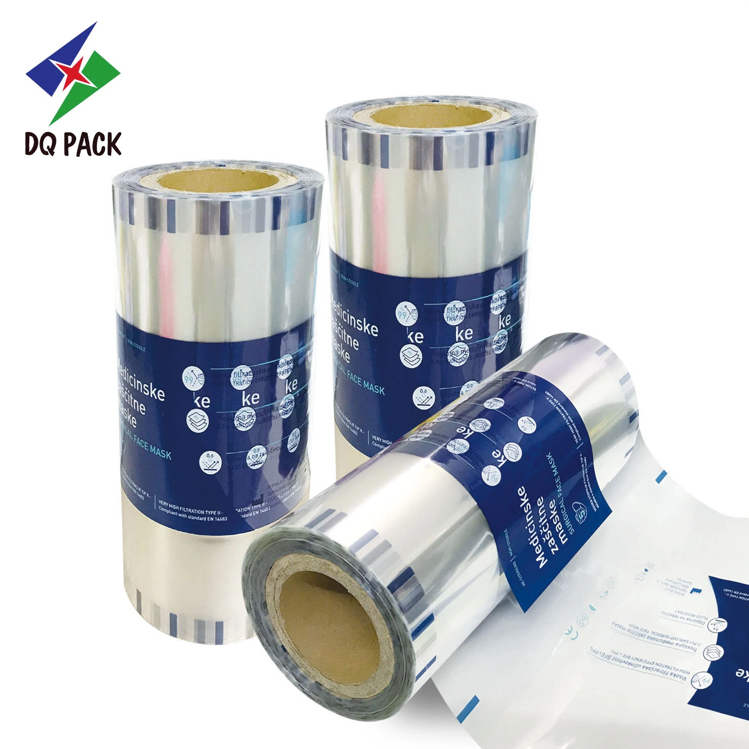 Dq Pack Bubble Tea Cup Sealing Film Plastic Packaging Plastic Roll Film