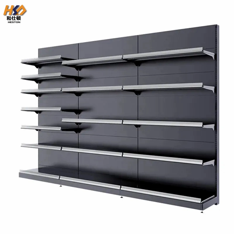 Novo Popular Chinesa prateleiras dos supermercados Rack de suporte da tela de metal