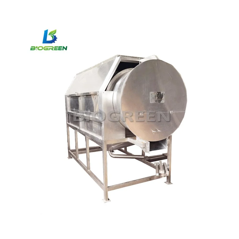 Industrial Automatic Water Jet Continuous Drum Washing Machine for Cleaning Vegetable and Fruit Manufacture Price