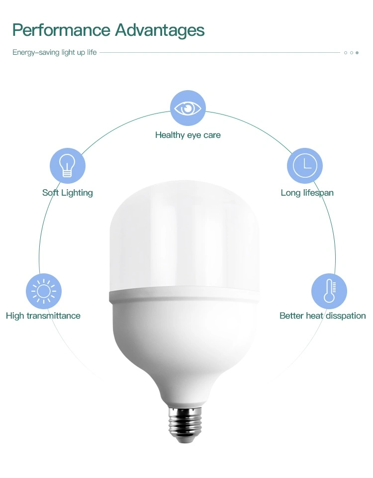 Orion grande puissance de l'ampoule forme T 30W 40W 50W 60W Ampoule LED pour éclairage intérieur