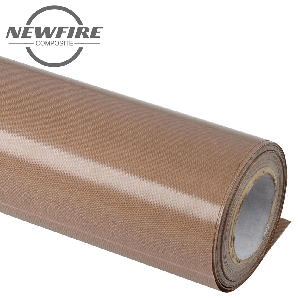 Hersteller PTFE Fiberglass Produkte Hochwertige wasserdichte PTFE Plain Woven PTFE beschichtetes Fiberglas Rolltuch Gewebe Stoff Tuch hohe Qualität PTFE Beschichtetes Gewebe