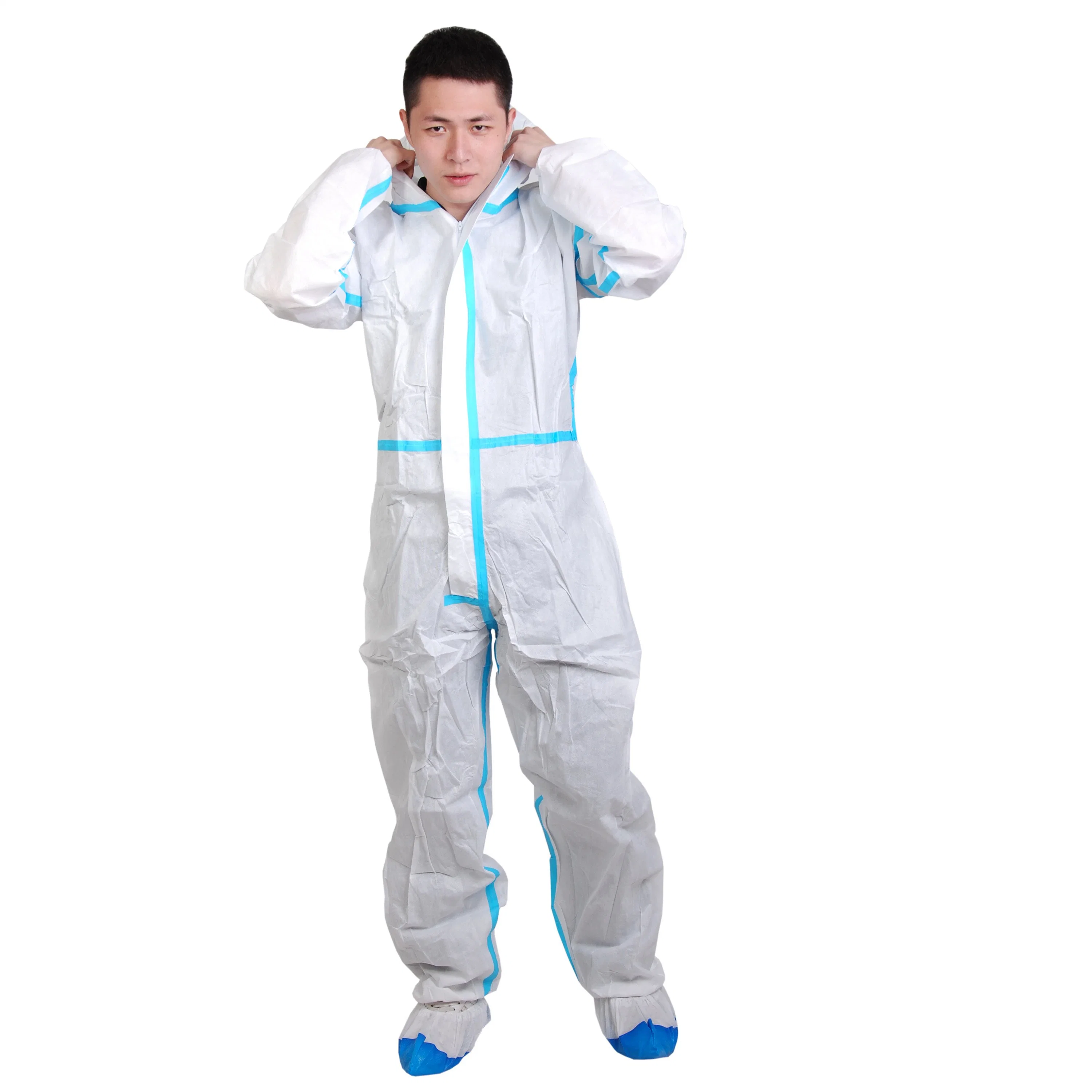 Other Medical Consumables Nonwoven Disposable Anti-Static Clothes, Waterproof and Dustproof Coverall