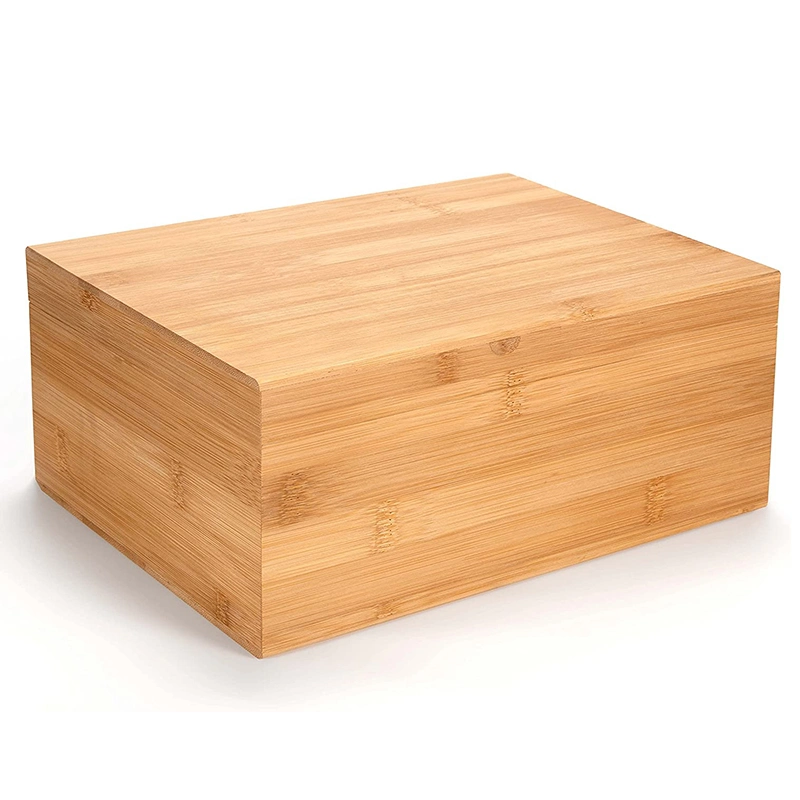 Bamboo Wooden Storage Box Natural Wooden Box for Crafts Decorative Box