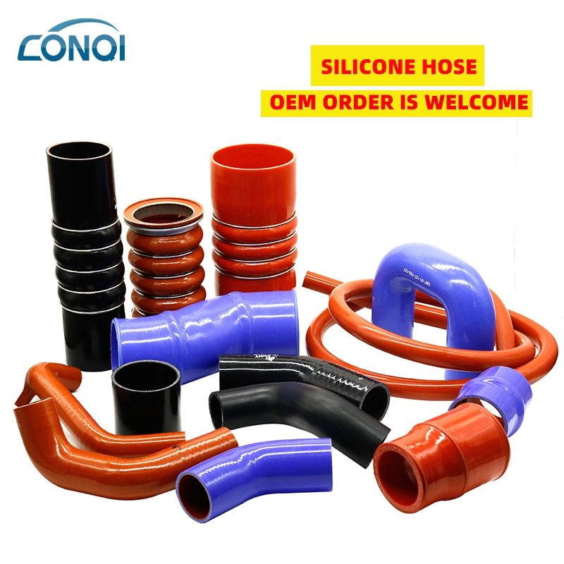 High Temperature Radiator Silicone Rubber Hose Pipe Tube Industrial Flexible Braided Silicone Hose