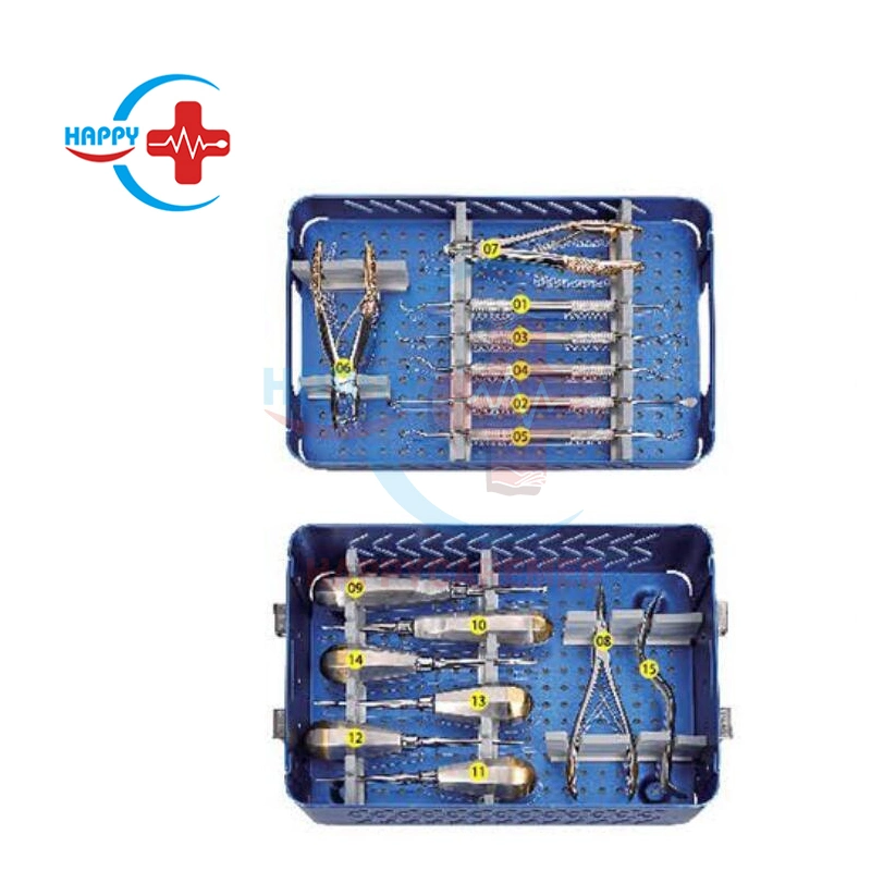 Hc-T037 Vet Surgical Instrument Set Veterinary Dental Instrument Kit