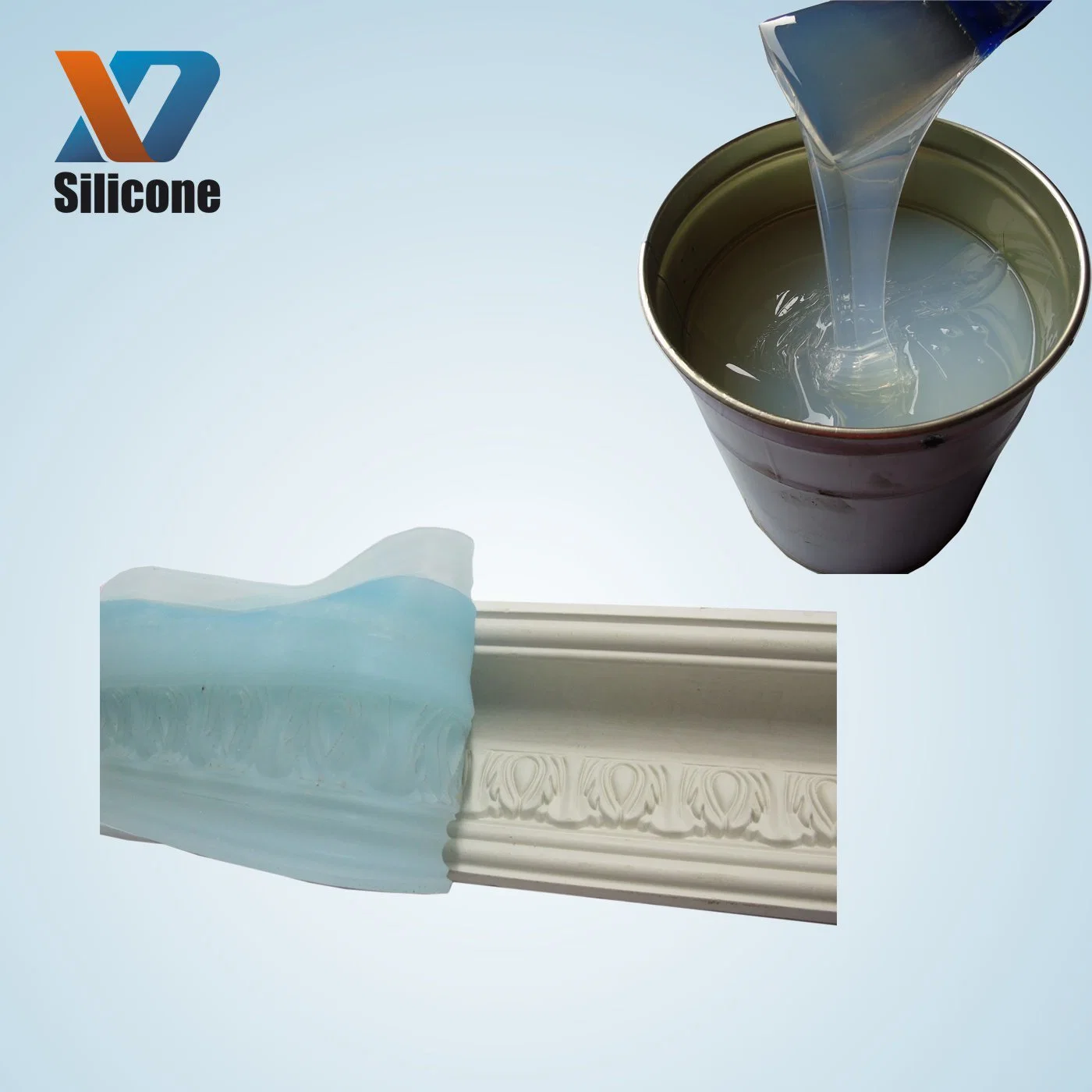 Liquid Molding Making Silicone Rubber for Cement