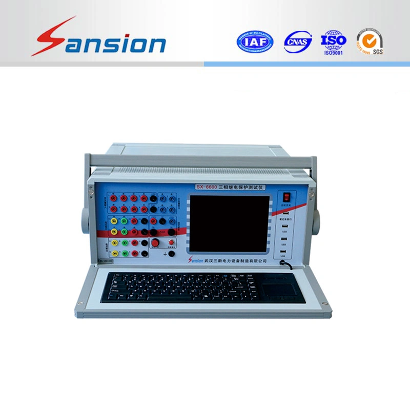 Relais de micro-ordinateur électrique portable Testeur de protection / Jeu de test par injection de courant auxiliaire