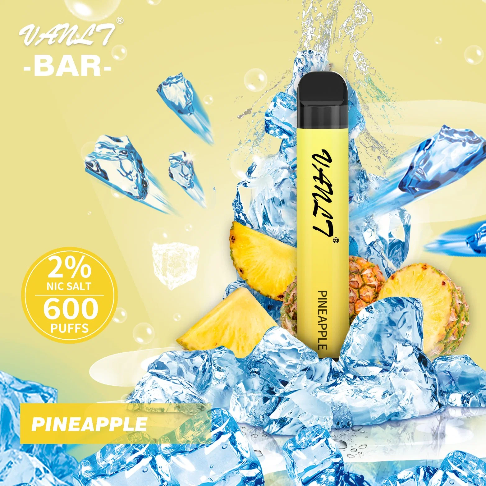 Indissociável reduzir pressão cigarros descartáveis Pineapple Vanlt puffy Bar