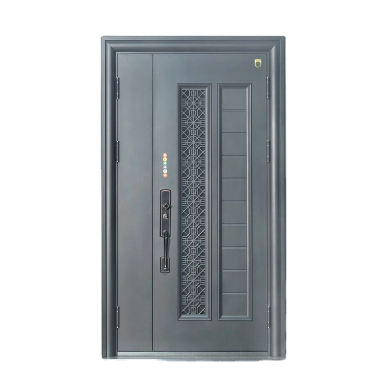 Modern Anti-Thief Mould Pressing Exterior Security Steel Main Door