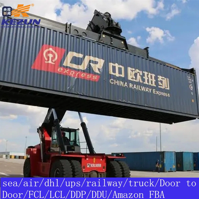 China Railway Train Shipping Rail Freight to Europe Transport Service