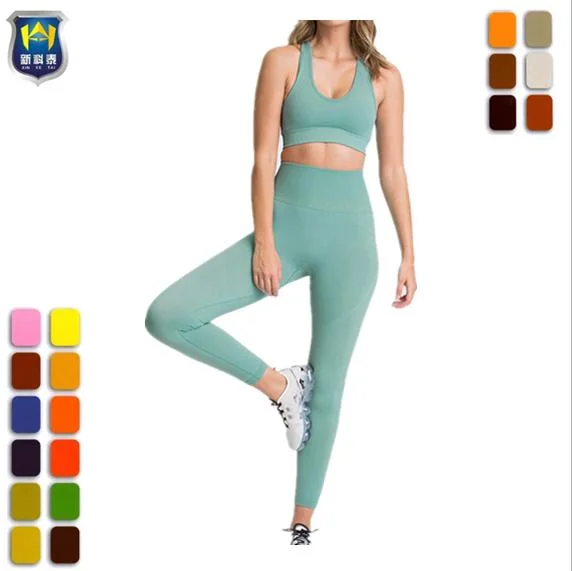 New Style Women High quality/High cost performance  Leggings Shaped Back Bra Gym Outfit Sport Suit