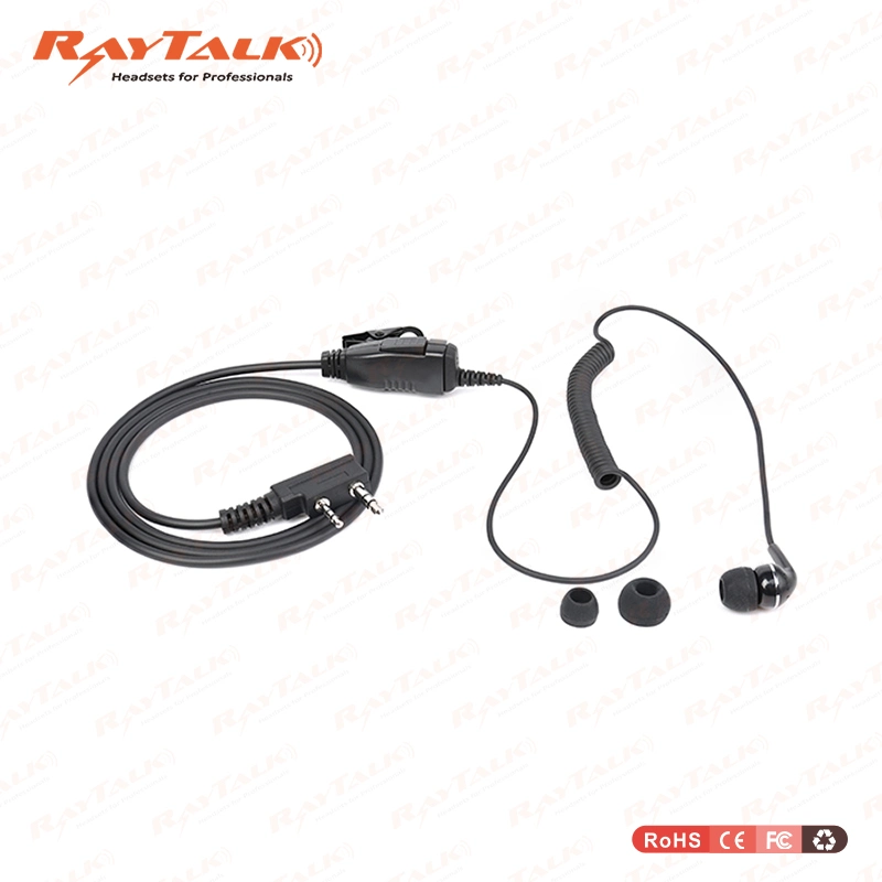 1-Wire Two Way Radio Headset Earbud Earphone Ptt Earpiece for Motorola Dmr Radios