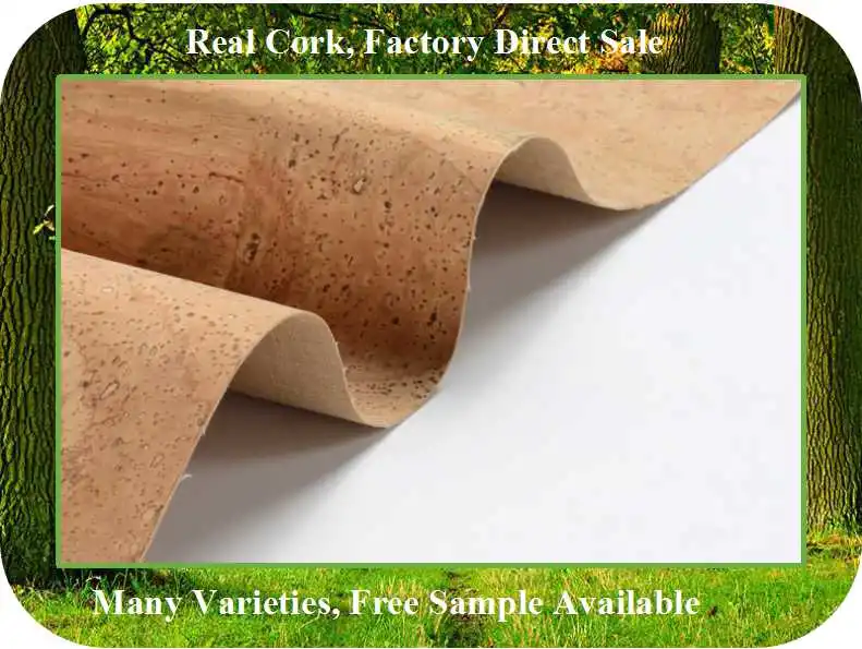 Factory Wholesale Bread Grain Natural Cork for Bags, Shoes, Decratives, Stationeries (HS-CB-007)