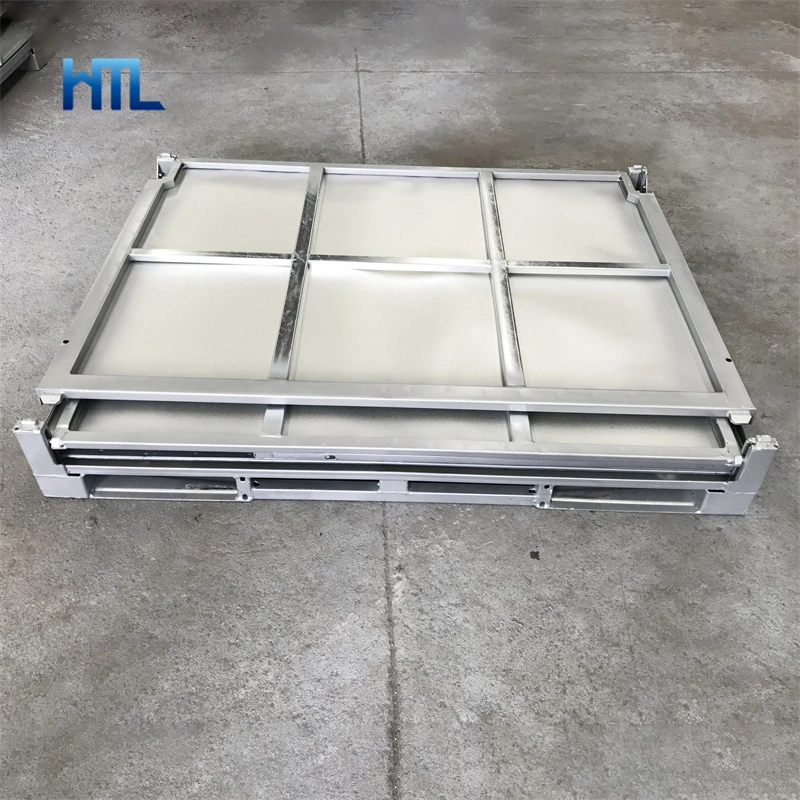 Wholesale/Supplier High quality/High cost performance Warehouse Materials Handling Foldable Steel Box Pallet