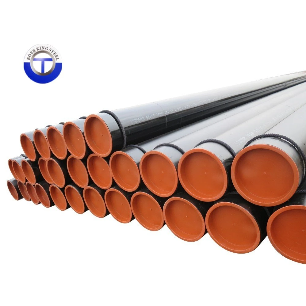 Sch80 Ss400 S235jr Q345 Q195 Sch 40 St37 St52 Hot Rolled Seamless Pipe Round Black Painted Carbon Seamless Steel Pipe Carbon Steel Tube