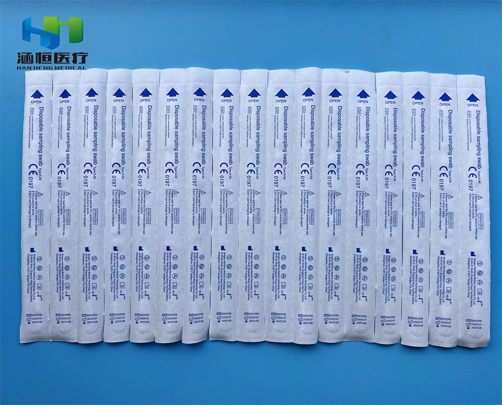 Medical Virus Test Collection nylon flocked nasal Swabs FDA Certificados