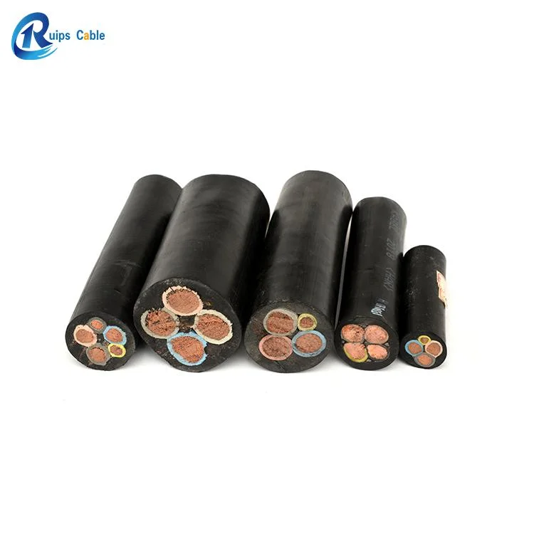 H07rn-F/A07rn-F Power Control Wire Industrial and Agricultural Use Oil-Resistant Flame-Retardant Mobile Equipment and Machines Heavy Rubber Cable