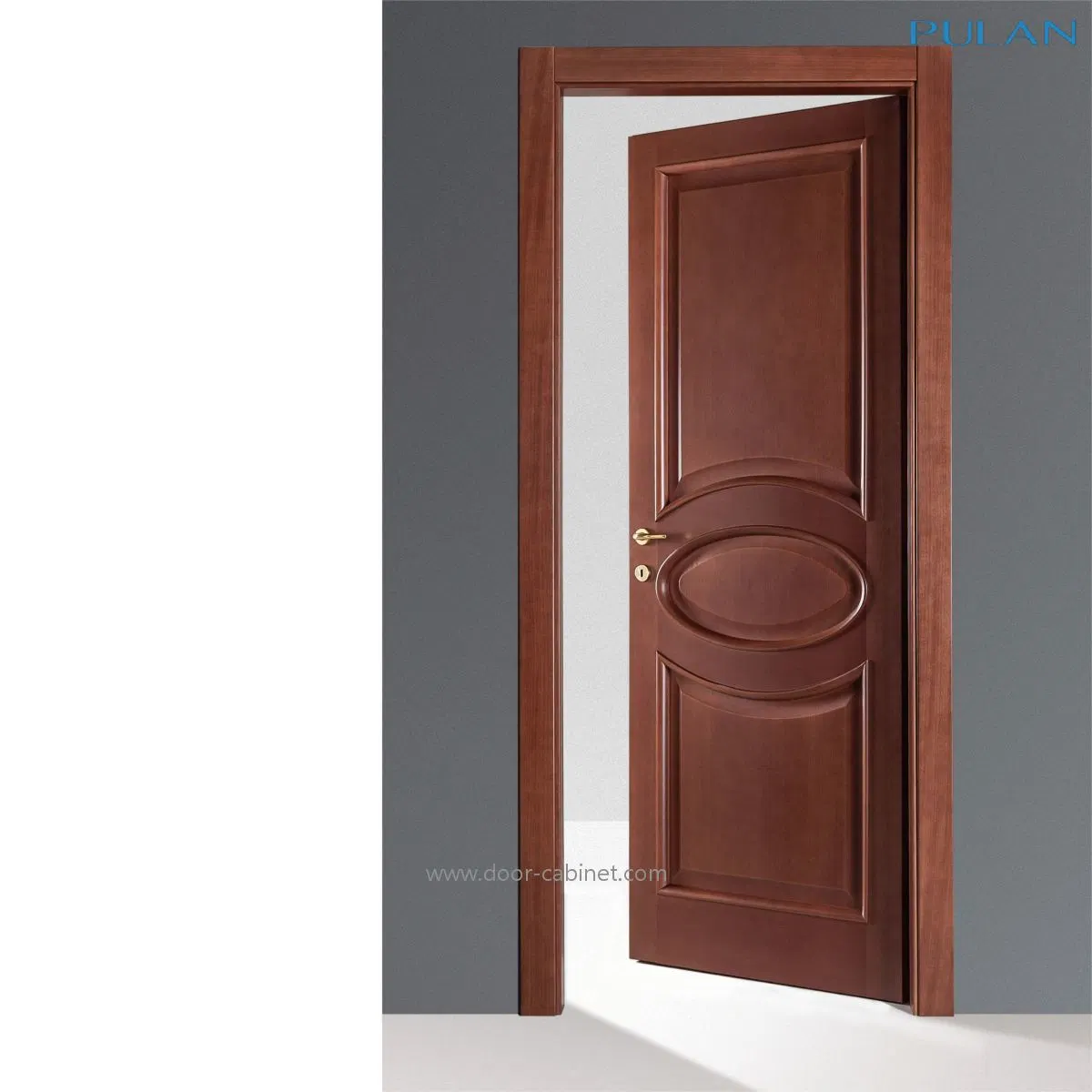 Custom Composite Teak Modern Plywood Main Internal Room Flush Panel Fire Rated MDF Timber WPC Solid Interior Hard PVC Wooden Door