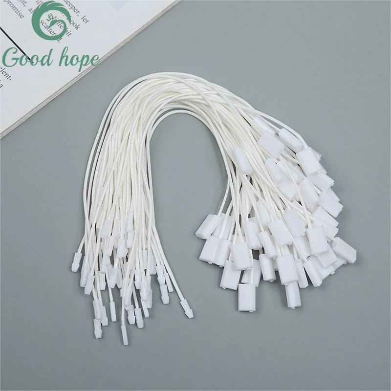 Factory Direct Price Swing Labels Plastic Garment Hang Tag Rope