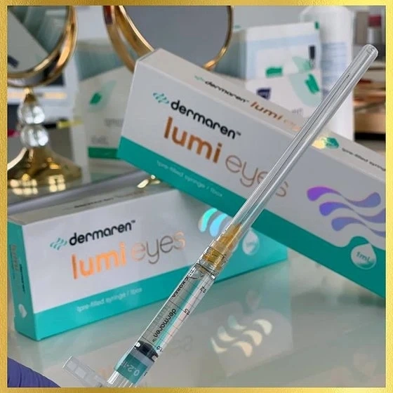 Corée Dermaren Lumi Eyes Eye Bag Noir Circletreatment Pdrn anti-âge Rides cercle foncé traitement de la zone oculaire remplissage dermique injectable Hyaluronic Acide