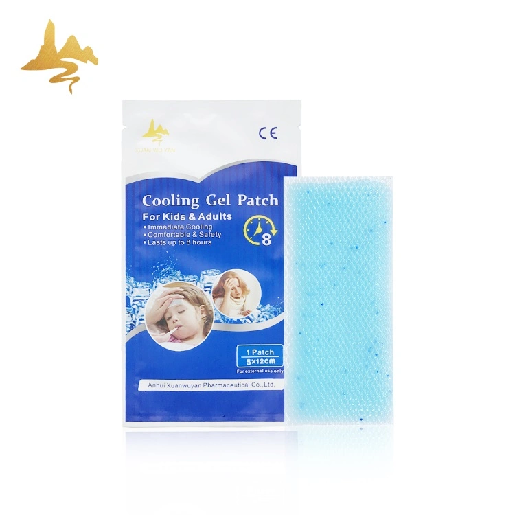 Producto nuevo Gel de enfriamiento para niños con gel de enfriamiento suave no estimulante Parche