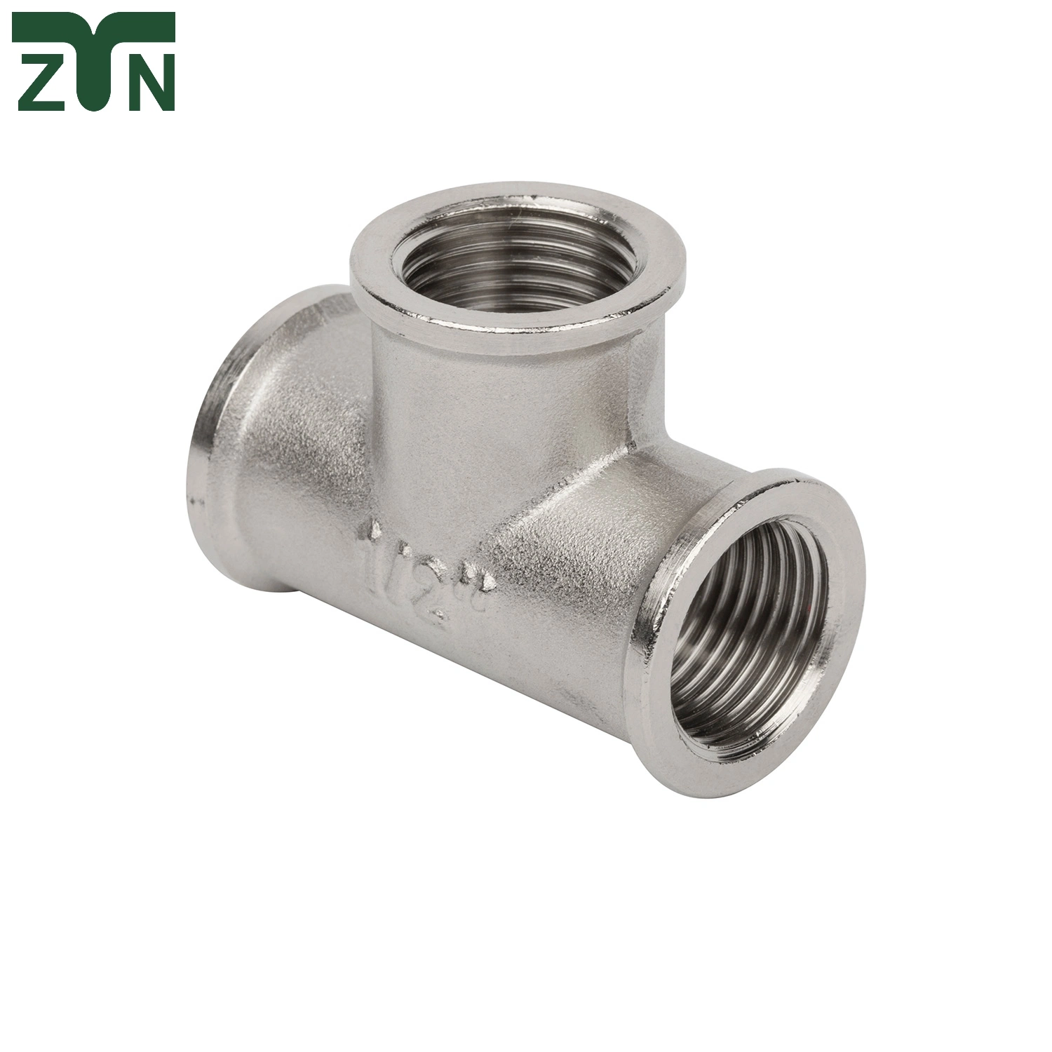 Nickel Coated Brass Material Bite Type Pneumatic Tube Air Connectors Ferrule Fitting