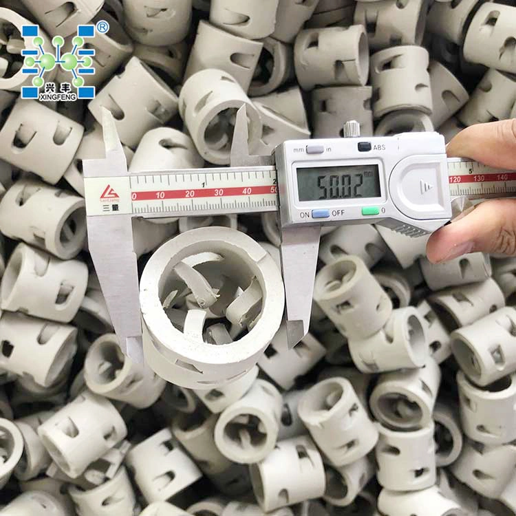 50mm Pall Ring Ceramic Tower Packing